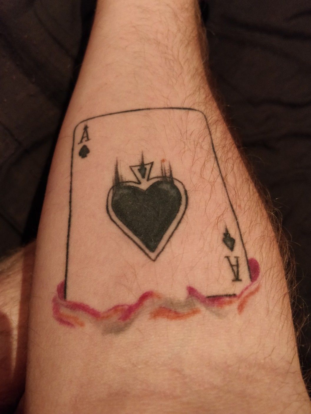 I just have an ace up my sleeve   Tattoos by Mikey V  Facebook