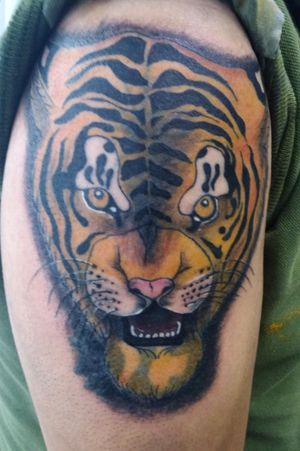 #tattoo #radiantcolorsink #skink #tiger #tigre 