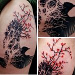 Abstract crow... #crowtattoo #crow #abstracttattoo #abstract 