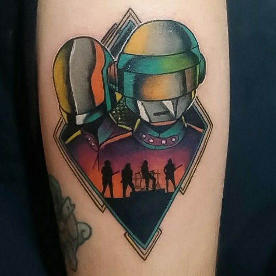 Daft Punk inspired tattoo