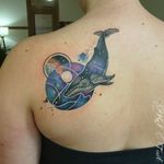 #whaletattoo #spacewhale #PDXtattoo @tattoosnob #watercolortattoo @tattoodo #pnwtattoo #humpbackwhale #galaxytattoo #spacetattoo #planettattoo