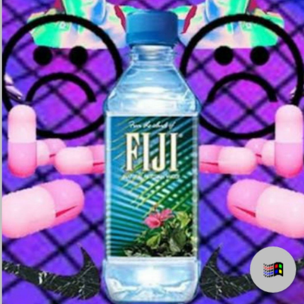 Fiji Water Explosion! . Drop a 🌸 if you would drink! ” #aesthetic  #vaporwave #fooddrawing #kawaii #cutear… | Vaporwave wallpaper, Aesthetic  anime, Kawaii drawings
