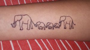 #elephanttattoo#family 
