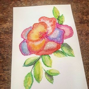 #watercolor #flower #flowers #polishartist #polishgirl 