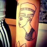 Nefertiti for Sofia! ☥🔺✨#tattoo #oslo #norway #werkentattoostudio @andre_werken_tattoo