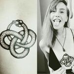 Eternal Snake Coil for Charlotte! 🐍♺#tattoo #oslo #norway #werkentattoostudio @andre_werken_tattoo