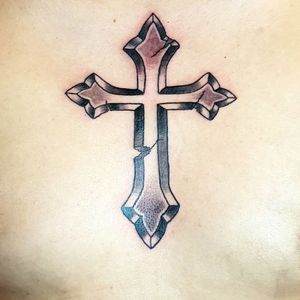 Cross chest piece for Donald! 🕂🕆🕇♰#tattoo #oslo #norway #werkentattoostudio @andre_werken_tattoo