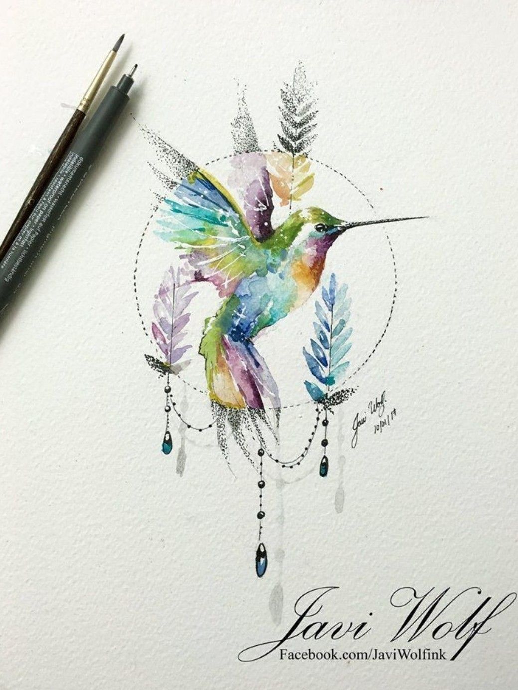 48 Greatest Hummingbird Tattoos of All Time  TattooBlend  Hummingbird  tattoo Watercolor bird tattoo Body art tattoos