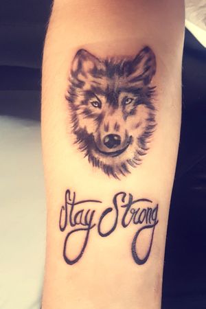 #StayStrong #wolfhead 