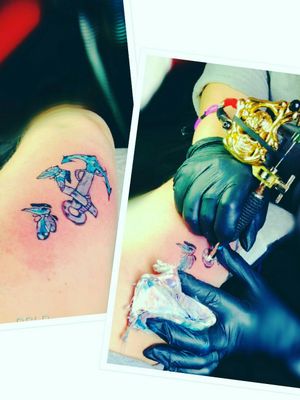 #work #frau#inkgirl #anker #farbe #bunt #inkgirl #inked #tattooedwoman #love#tattoos #follower #follow #followforfollow#artist #rose#schmerz #schmetterling #nadel #love #tattoos #tattooedgirl #tattooedwoman #inked #dreamtattoo #mindblowing #dreamtattoo #intenzpride #intenzink #instatattoo #germantattooers #frau #hellotattoomed #suprasorb #bullet# #cheyenehawk #eternal #cartridge 