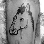 Bojack Horseman. #Tattoon #BojackHorseman #Cartoon #cartoontattoo #cartoonish #caballo #horse #psychedelic