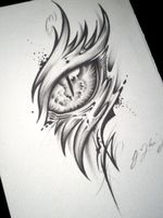 Dragon Eye Tattoo (Alpha) by J-Kings-Art