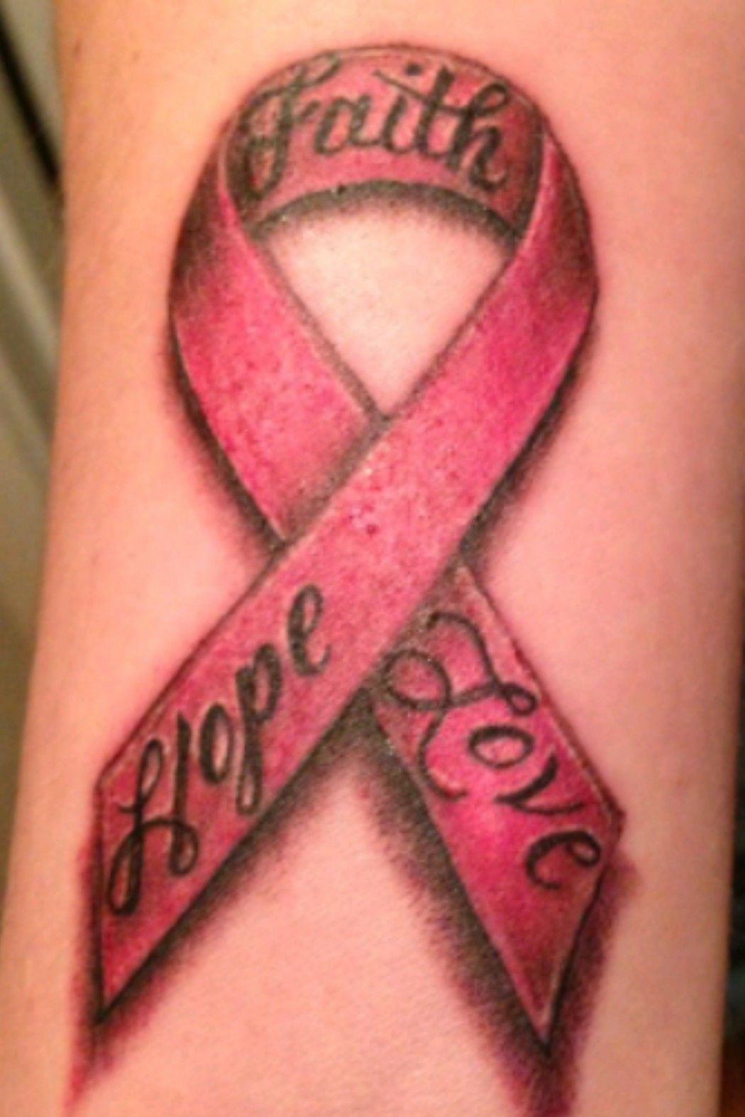 Tattoo uploaded by Heather Davis • Breast Cancer Ribbon • Tattoodo