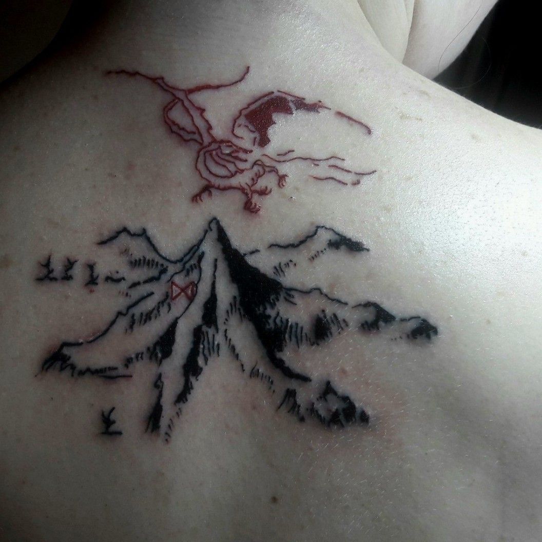 Princess  81414 Lonely Mountain Tattoo The Hobbit