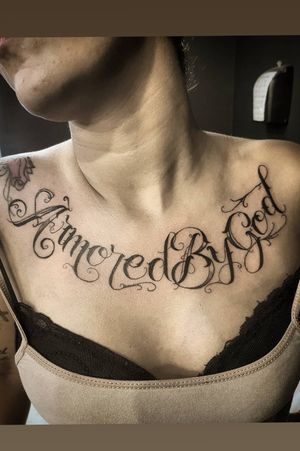 Armored by God  #lettering  #letteringtattoo 