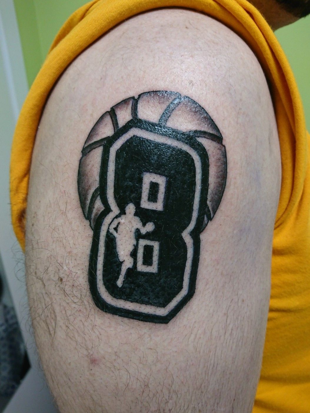 Tattoo uploaded by Praxis Tattoo VK • Number eight basketball