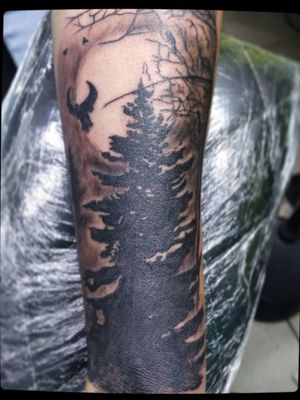 #tattoo #blackline #radiantcolorsink #skink #stencilstuff #piittattoo #black #forest 