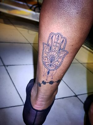 Hand of God tattoo  Mão de Fátima  My work 