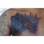 Queen and King 💀💀 #Queen #King #QueenAndKing #QueenAndKingTattoo #Skull #Tattoo #InkedUp #Ink