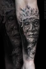 #India #indiantattoo #tattooed #forearmtattoo #realistic #worldfamousink #inked #portrait #slovakia