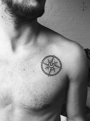 #dot #dotwork #dotworktattoo #compasstattoo #compass #logo #fineline #tattooïne