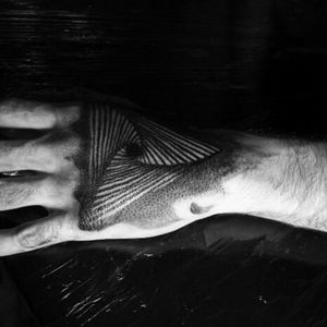 @dans.tattooBlackwork triangle #sacredgeometry #tattoo#ink #tatted 
