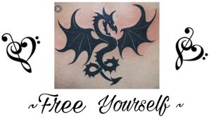 I really love this one because it has my three top pics. i kinda threw this together myself in my spare time. its supposed to be a lower or upper back tattoo kind of design. 