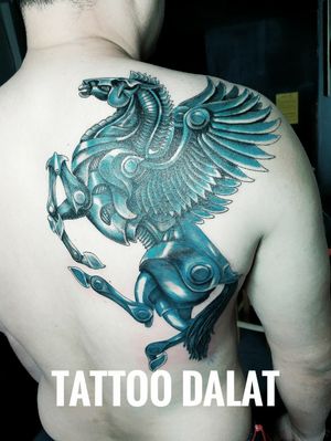 #tattoodalat #dalattattoo #pegasus #nguyentattoostudio #nguyentattoo