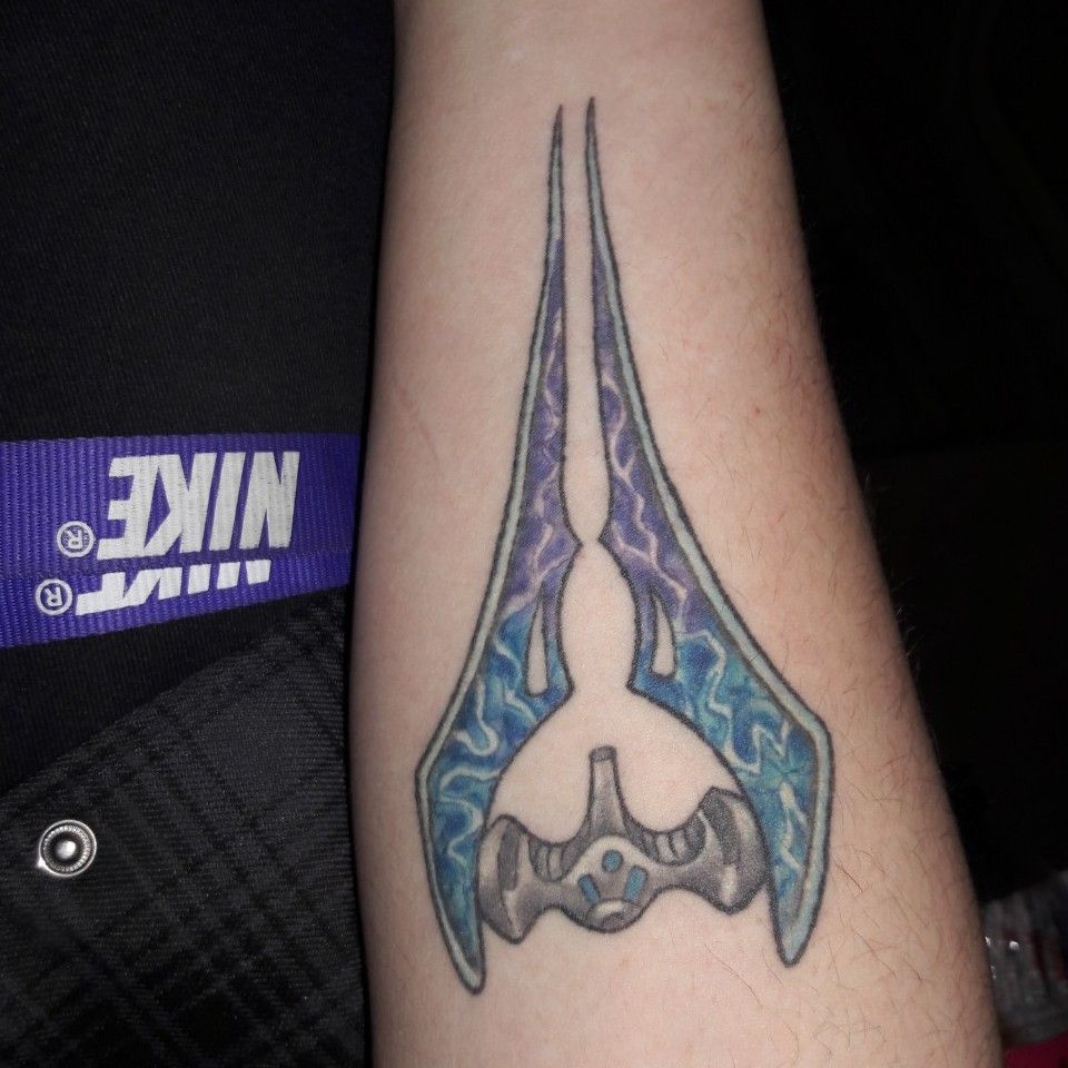 Energy sword tattoo