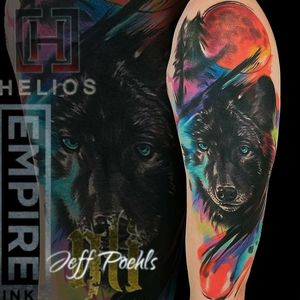 #watercolor #wolftattoo #wolf #newlifeinkff #newlifeink #jeffpoehls