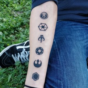 Second star wars tattoo 