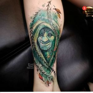 Grandmother willow.  Not sure who did this original tattoo but my next one will be this in my artists style