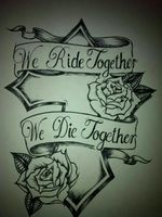 "WE RIDE TOGETHER, WE DIE TOGETHER" FAST AND FURIOUS INSPIRED TATTOO