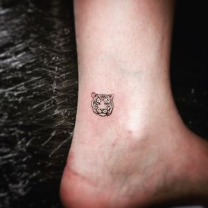 Tattoo uploaded by Atilla Dinc • small tiger tattoo that I did ...