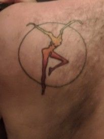 Dave Mathews band fire dancer tattoo and quote  Dancer tattoo Dance tattoo  Neck tattoo
