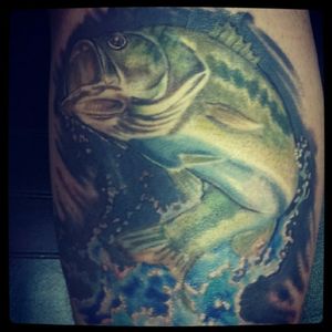 #bass #fish #fishtattoo