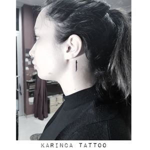 "Elif"Instagram: @karincatattoo #arabic #letter #neck #tattoo #tattoos #tattoodesign #tattooartist #tattooer #tattoostudio #tattoolove #tattooart #istanbul #turkey #dövme #dövmeci #design #girl #woman #tattedup #inked 