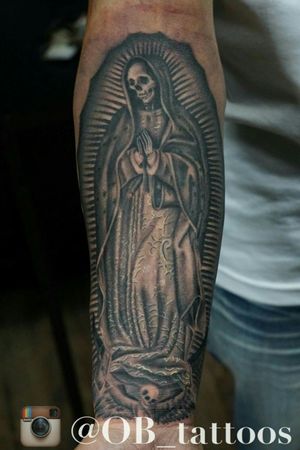 Santa Muerte tattoo Holy Death tattoo 