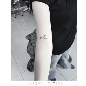 "Asya"Instagram: @karincatattoo #asya #arm #writingtattoo #quote #tattoo #tattoos #tattoodesign #tattooartist #tattooer #tattoostudio #tattoolove #tattooart #istanbul #turkey #dövme #dövmeci #design #girl #woman #tattedup #inked 