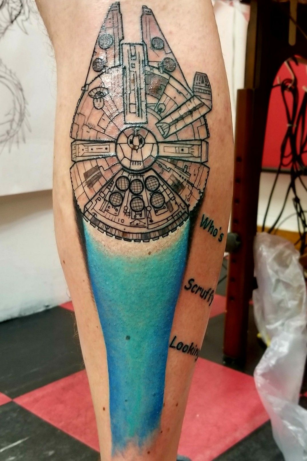 The Millennium Falcon  rtattoo