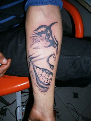 #Jla #Tattoo#joker #smile 
