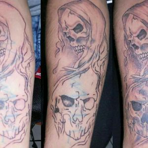 #Jla #Tattoo#Coverup #skull