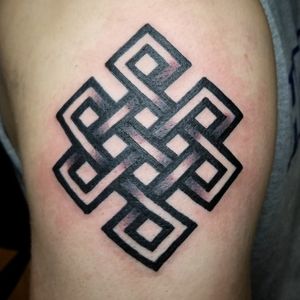 Tattoo uploaded by David Olson • Endless knot of Karma by Shaun Dubin ...