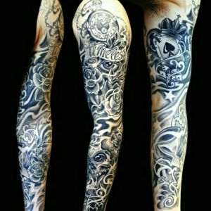 Awesome tattoo sleeve "timeless"