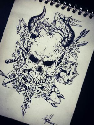 Viking skull 💀 