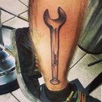 Done by Kelly Mcrae @Skin_Dimensions_Tattooing_and   #wrench #mechanic #snapon #leg 