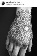 Hand Mandala Made by Inês Almeida Amazing dotwork artist #handtattoo #hand #handmandala #dotwork #dotworktattoos on IG ➡️ @inezalmeida_tattoo 
