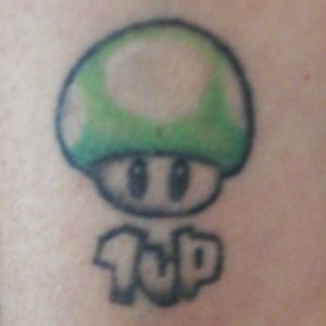 King Boo Luigi's Mansion/super Mario Traditional Tattoo 