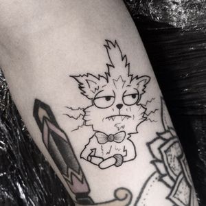 Squanchy ❤ #rickandmorty#squanchy#cat#tattoo#tattooer#liner#tattooedgirls