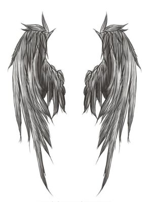 #evil #fallenangel #wings #wingstattoo 